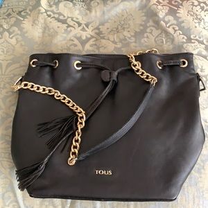 Leather bag Tous designer inspired